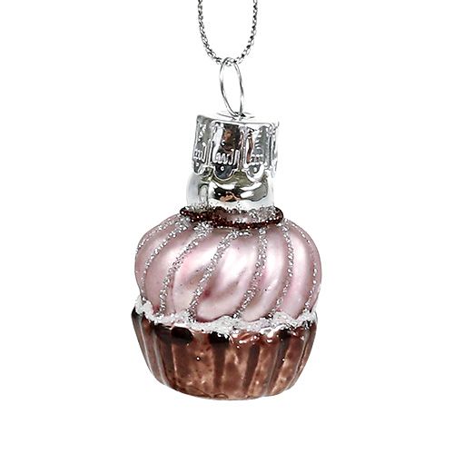 Floristik24 Boomdecoraties Muffins Mix Ø2.5cm 6st
