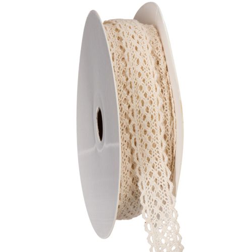 Katoenen kantlint voor decoratie en knutselwerk, 15 mm breed, 10 m lang kopen | Floristik24.nl