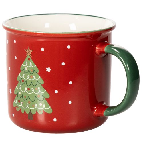 Kerstmok met kerstboommotief, 9 cm | Floristik24.nl