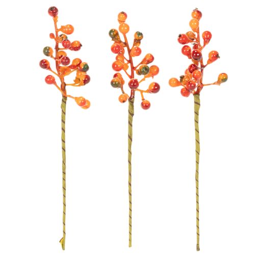 Tros oranje bessen, 20 cm lang | Floristik24.nl