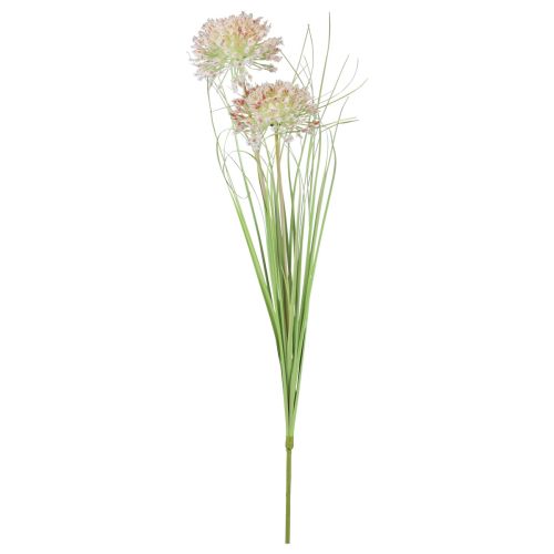 Kunstbloem bol bloem allium sierui kunst rood groen 90cm