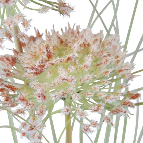 Kunstbloem bol bloem allium sierui kunst rood groen 90cm
