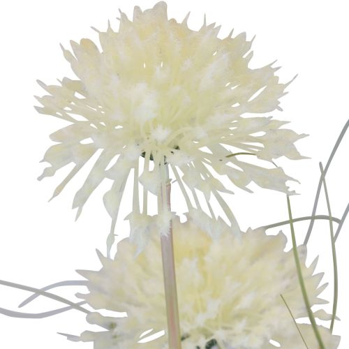 Kunstbloemen bolbloem allium sierui kunstwit 90cm