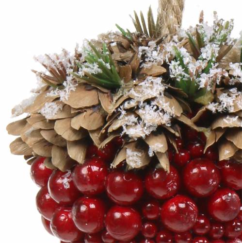 Floristik24 Decoratiehanger bes/eikel 8.5cm