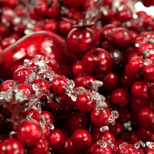 Floristik24 Bessenkrans Ø 36cm, gezoet rood