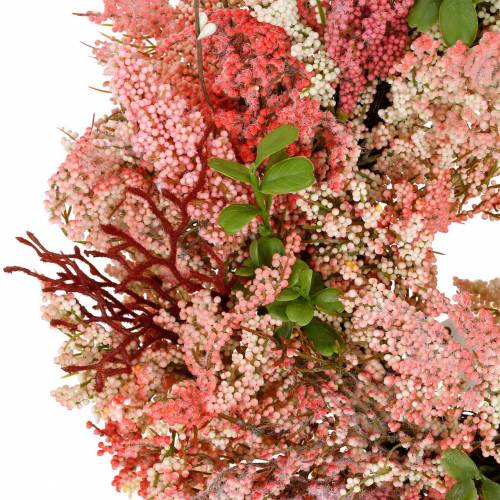 Floristik24 Heather krans kunstroze Ø48cm