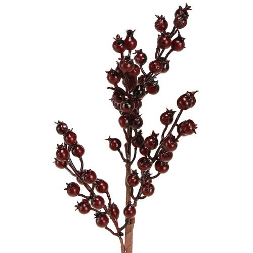Artikel Bessentak rode bessen decoratieve takken Kerst 39cm 2st