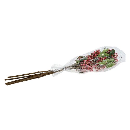 Floristik24 Bessentak kunst rood-wit 64cm 6st