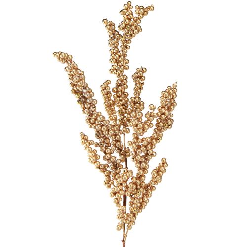 Floristik24 Bessentak met gouden bessen Kersttak 70cm