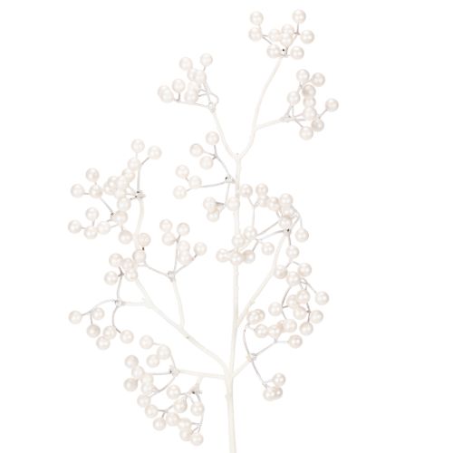 Kunstmatige witte bessentak, decoratie-/knutselbenodigdheden, 52 cm
