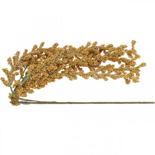 Floristik24 Kunst bessentak deco tak deco bessen geel L80cm