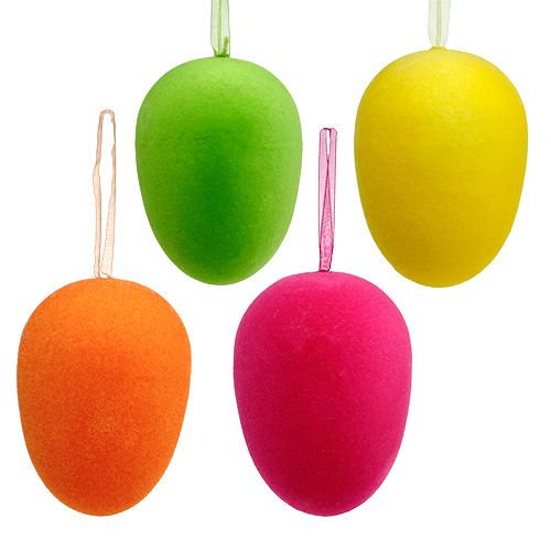 Gevlokte siereieren 12cm 8 st