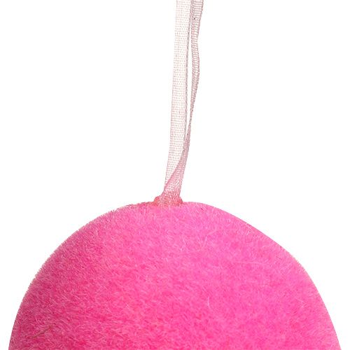 Floristik24 Gevlokte siereieren 7cm 18 st