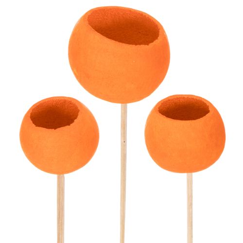 Bell Cup Mix op een stokje, sinaasappel, 15 stuks kopen | Floristik24.nl