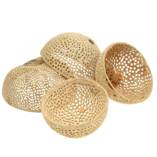 Floristik24 Gedroogd Fruit Bell Cup Natuurlijke Rouwdecoratie 8,5-11cm 10 st