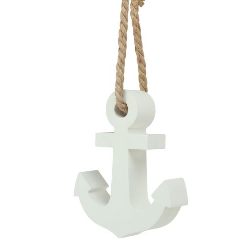 Floristik24 Beton sieranker wit naturel maritiem 18cmx4,5cmx22cm