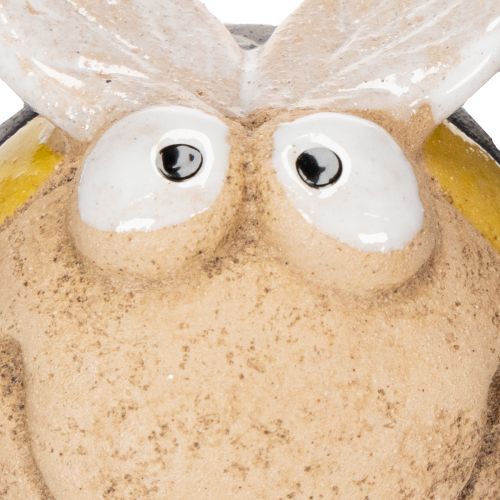 Artikel Keramische bijenfiguurtjes voor decoratieve accenten op vensterbanken of in de woonkamer, 7 cm, 3 stuks