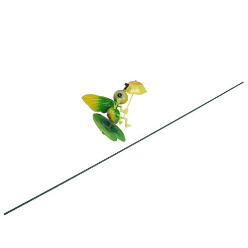 Floristik24 Bij met paraplu als tuinplug 73cm