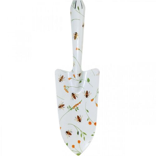 Floristik24 Tuinschop, schop met bijen, handschop, metalen schep L28cm
