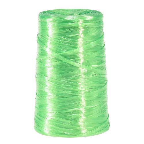 Artikel Boekband raffia groen lichtgroen kunstraffia bloemenraffia B5mm L800m