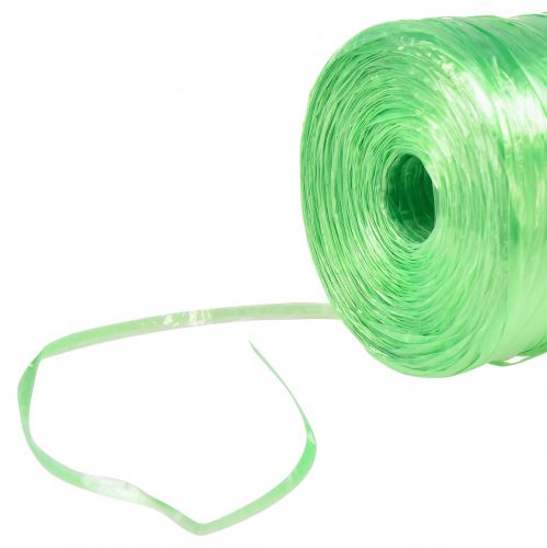 Artikel Boekband raffia groen lichtgroen kunstraffia bloemenraffia B5mm L800m