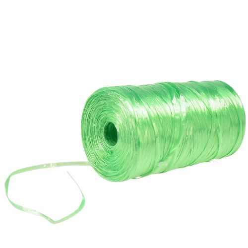 Artikel Boekband raffia groen lichtgroen kunstraffia bloemenraffia B5mm L800m