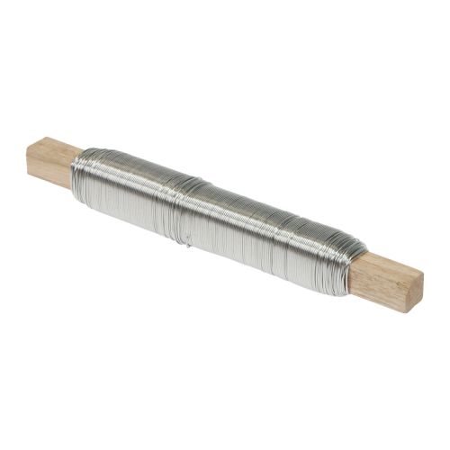 Artikel Binddraad wikkeldraad bloemendraad zilver 0,50mm 100g 3 stuks