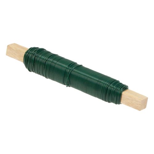 Floristik24 Bloemenwikkeldraad binddraad groen 0,65 mm 100 g 3 stuks