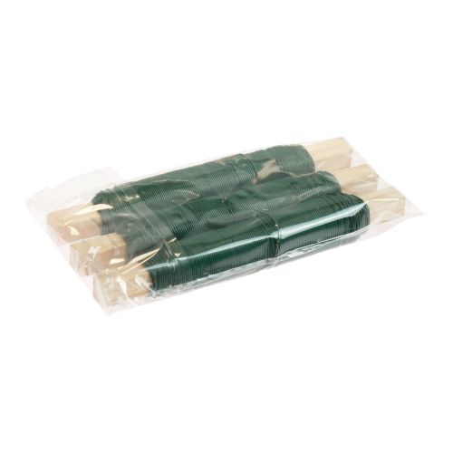 Floristik24 Bloemenwikkeldraad binddraad groen 0,65 mm 100 g 3 stuks