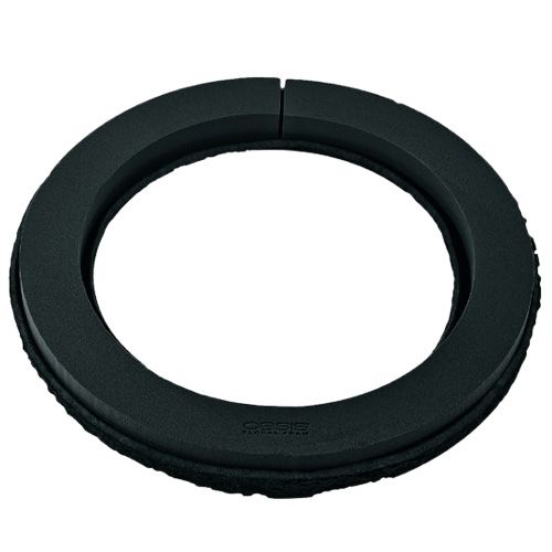 Artikel Steekschuim ring zwart Ø44cm H6cm 2st