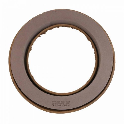 Oasis Steekschuimring Biolit Nature Source Bruin 39cm 2 st