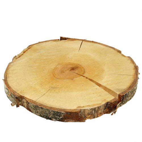 Floristik24 Berkenschijf naturel Ø30cm - 35cm