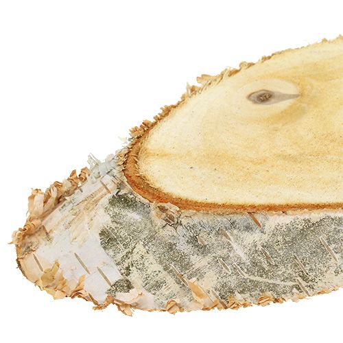 Artikel Berkenschijven ovaal naturel houten schijven decoratie 18-22cm 10 st