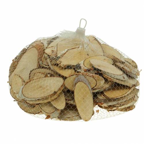 Floristik24 Berkenschijfjes ovaal naturel 4×8cm 1kg ter decoratie