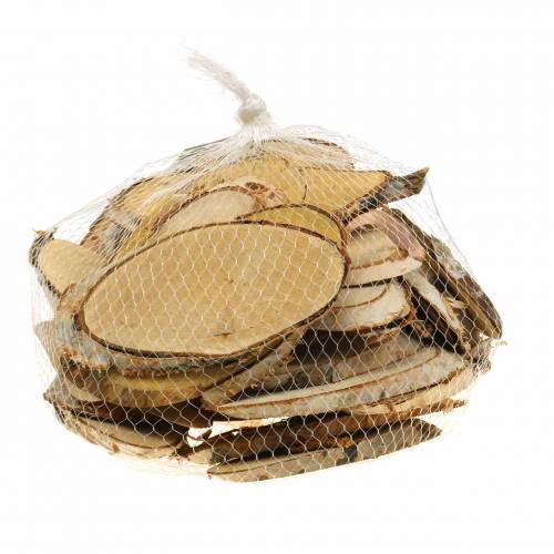 Floristik24 Houten schijven berken ovaal naturel 7,5 × 13cm 1kg