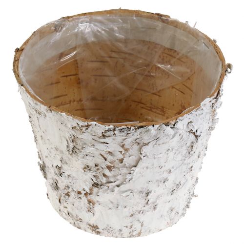 Artikel Decoratieve pot gewit berken plantenpot Ø18cm H15cm 2st