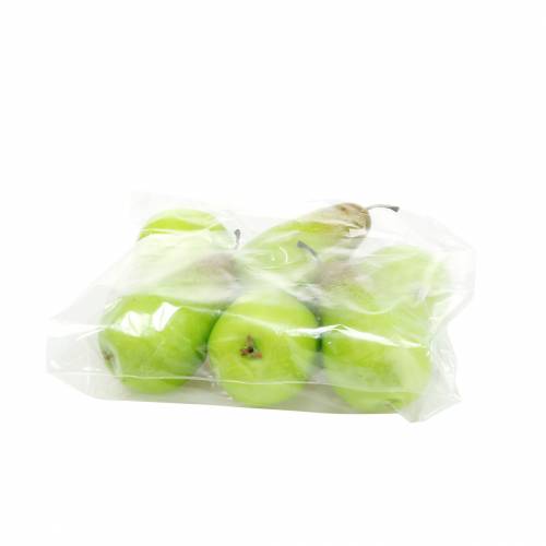 Floristik24 Food dummy peer 10,5cm groen 6st