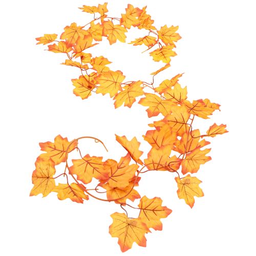 Artikel Bladslinger herfstslinger oranje geel 168cm 2st