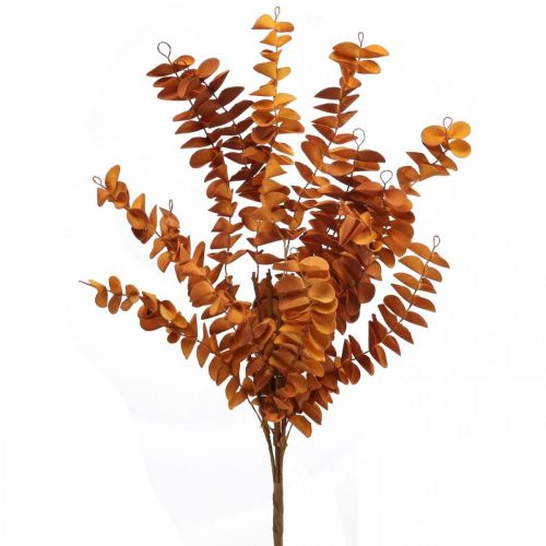 Kunstplanten herfstdecoratie kunsttak bladeren oranje 46cm