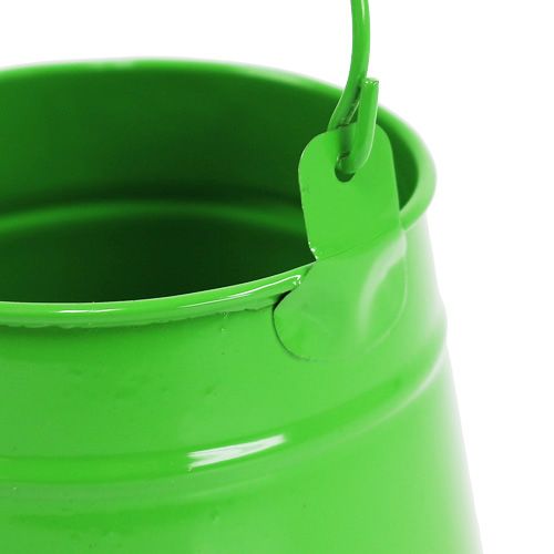 Floristik24 Blikken emmer voor opplant groen Ø9cm H9.5cm