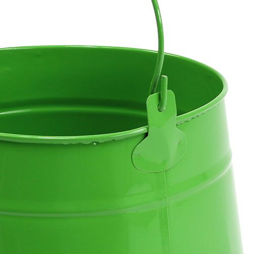 Floristik24 Tinnen pot groen Ø16cm H13cm