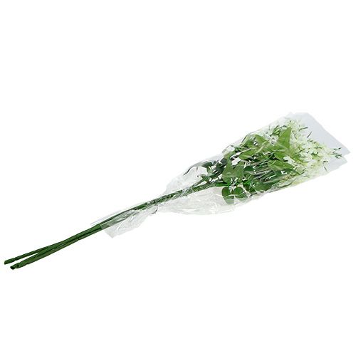 Artikel Bloementak wit 78cm 3st