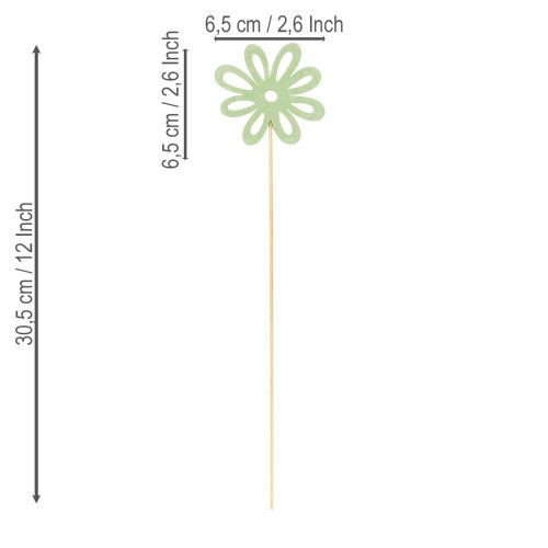 Artikel Decoratieve bloemprikkers voor lenteaccenten in plantenbakken en vazen (16 stuks)