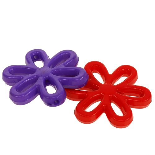 Artikel Bloemen Ø3cm met gat gesorteerd 135g
