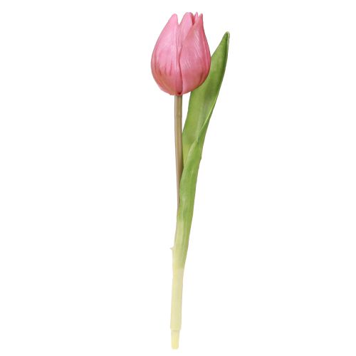 Artikel Bloemdecoratie Tulpen Kunstbloemen Paars 20cm 6 Stuks