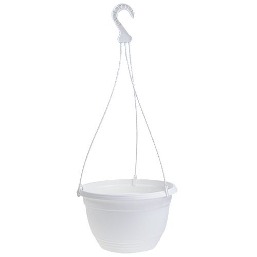 Floristik24 Hangmand Ø30cm wit