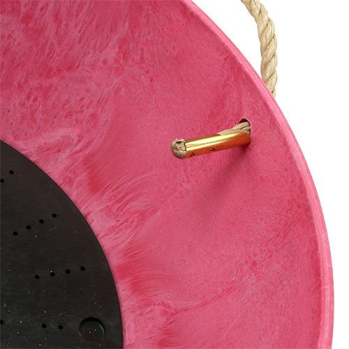 Floristik24 Bloemenmand "Fiona" Ø25cm H12cm roze