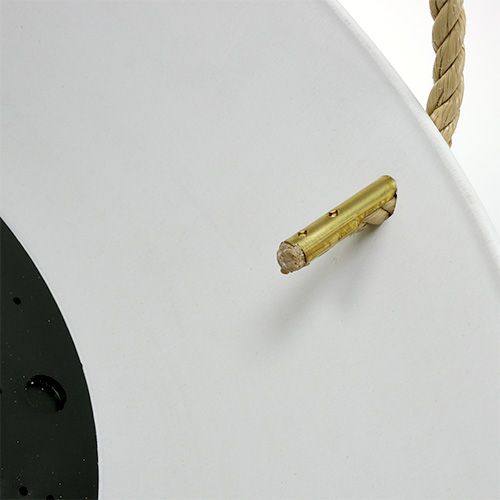 Floristik24 Hangmand "Fiona" Ø25cm H12cm Wit