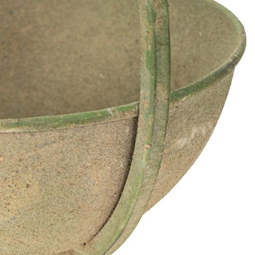 Artikel Bloemenmand, hangende mand, metalen decoratie tuin Ø16cm H38cm