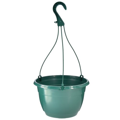 Floristik24 Hangmand groene plantenpot hangpot Ø25cm H50cm